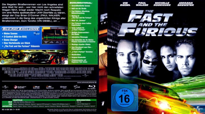 poster Fast & Furious 1  (2001)